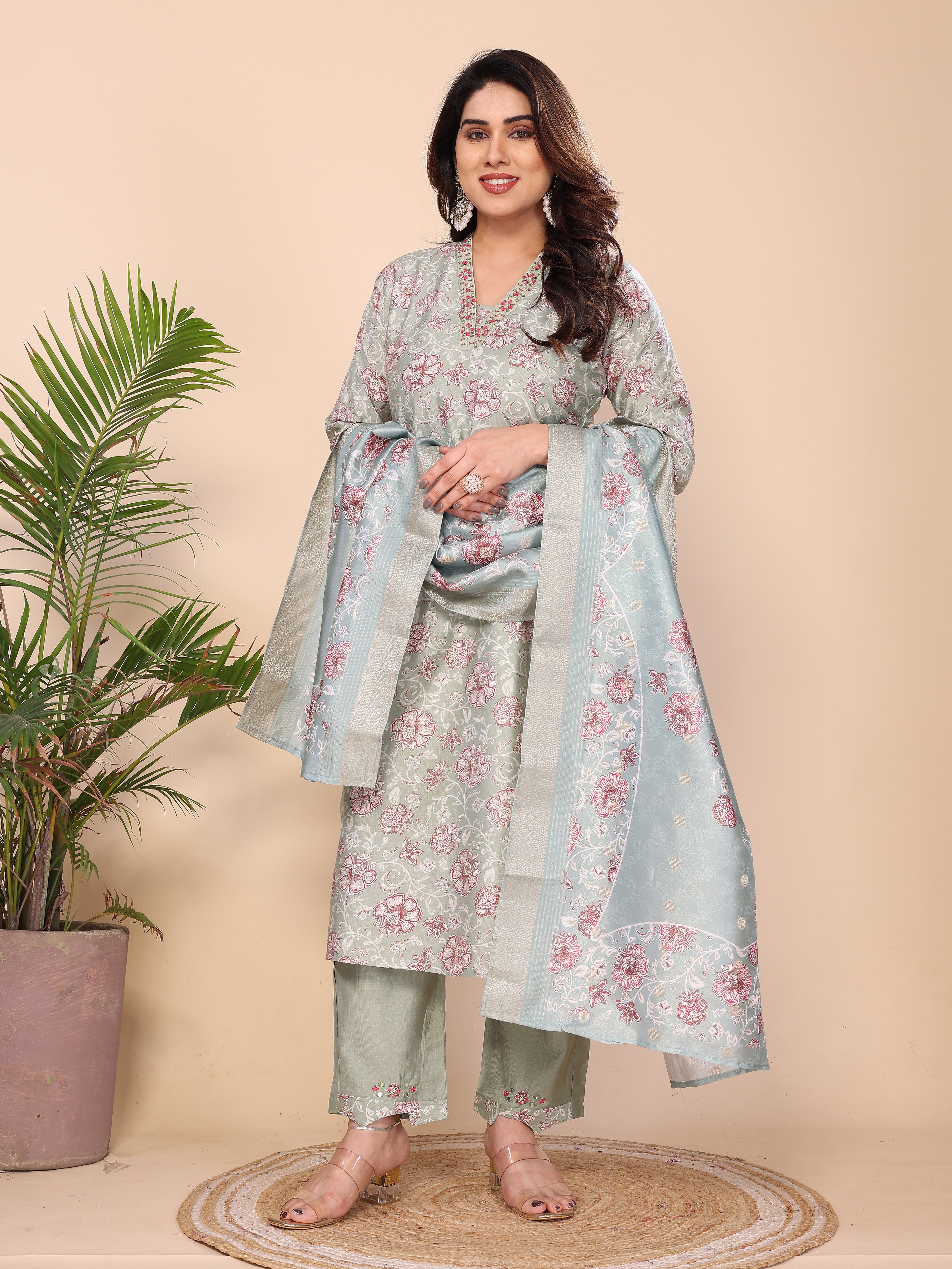 DUPATTA PANT SET